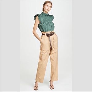Sea NY high waist paper bag pant